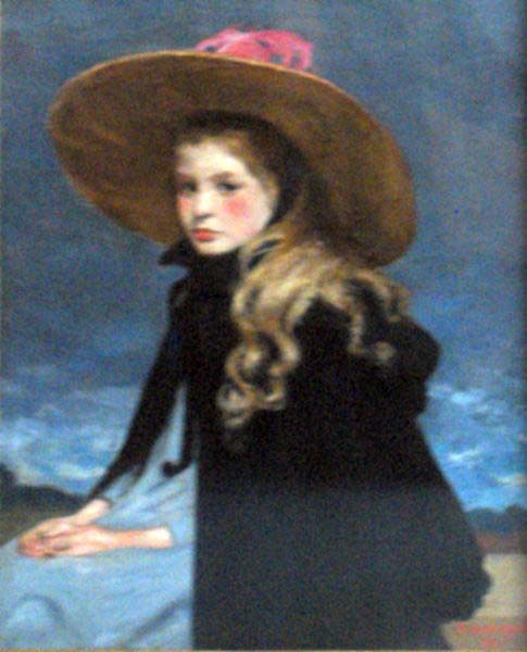 Henriette with the large hat